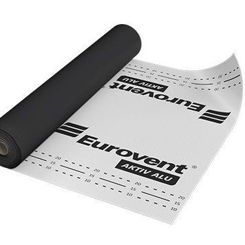 Пароізоляційна металізована мембрана EUROVENT AKTIV ALU 110г/м&sup2; 1.50х50м 1743076446 фото
