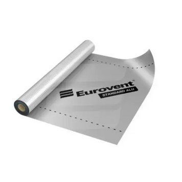 Пароізоляційна мембрана EUROVENT&nbsp;STANDARD ALU 180г/м&sup2; 1.50х50 м 1743255570 фото
