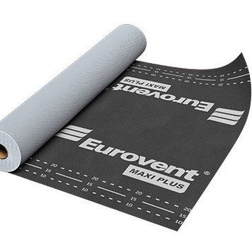 Супердифузійна мембрана EUROVENT MAXI PLUS 150г/м&sup2; 1.50х50м 1742378562 фото