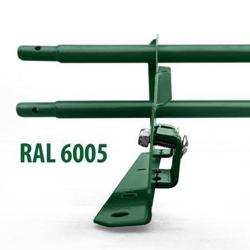 Снігозатримувач трубчастий для фальцевої покрівлі RAL6005 3м 1370539876 фото