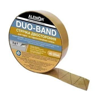 Двосторонній дуже міцний скотч Alenor Duo-Band 40мм 25м (для склеювання покрівельних плівок та мембран) 1714334776 фото